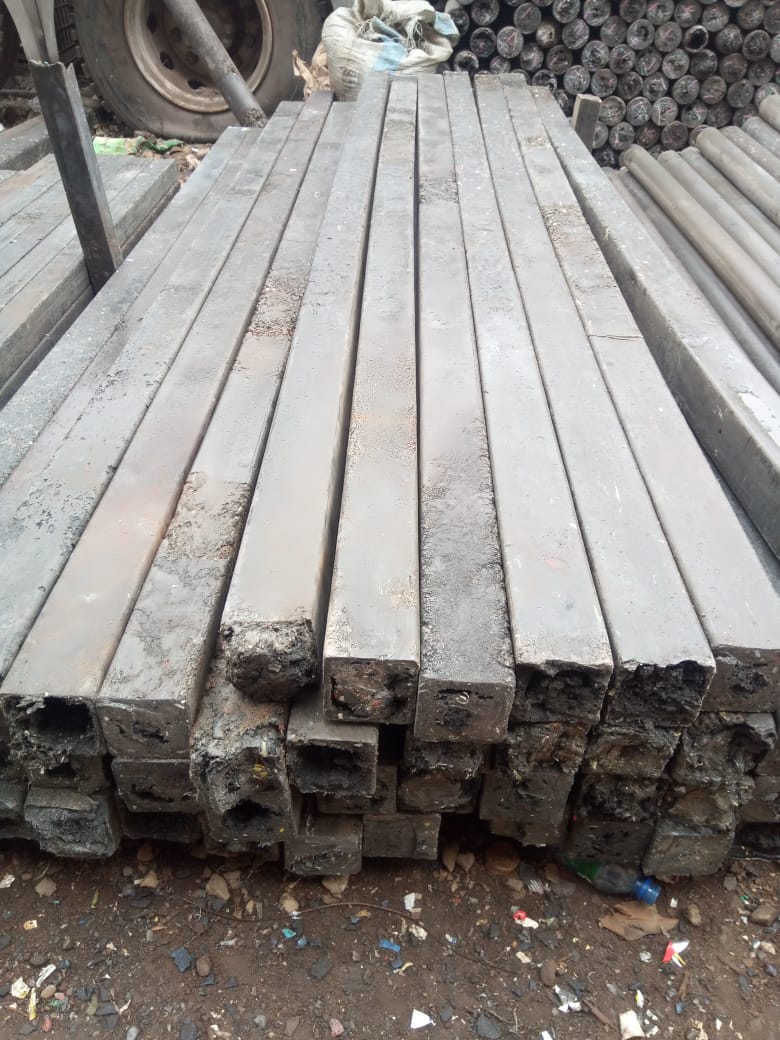 Recycled plastic square fencing posts